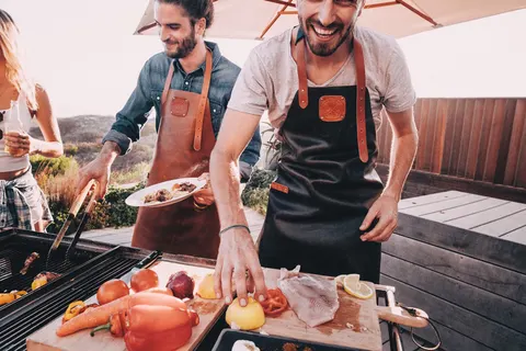 Gezellig! De barbecue aan
