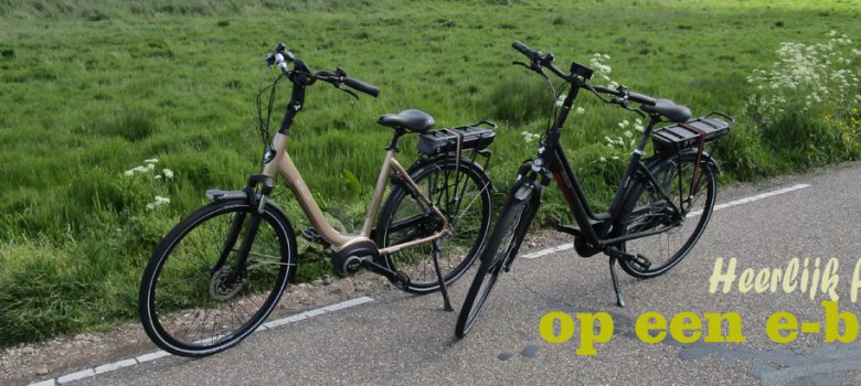 Heerlijk fietsen op een e-bike