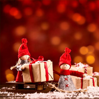 Kerstpakketten, wat leuk!