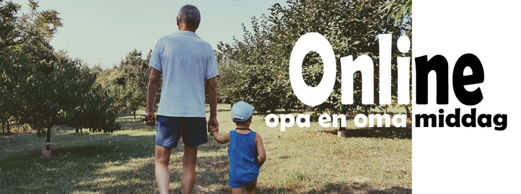 Online opa en oma middag