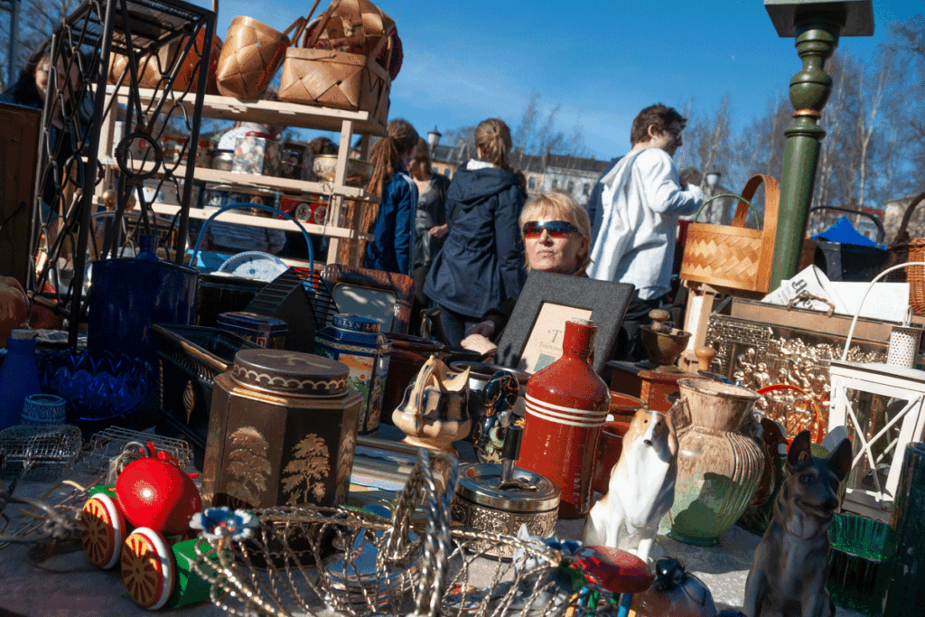 Een bezoek aan de vlooienmarkt