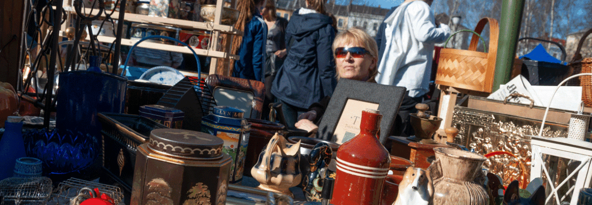 Een bezoek aan de vlooienmarkt