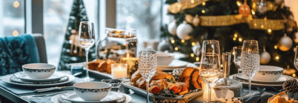Zo dek je een feestelijke kersttafel!